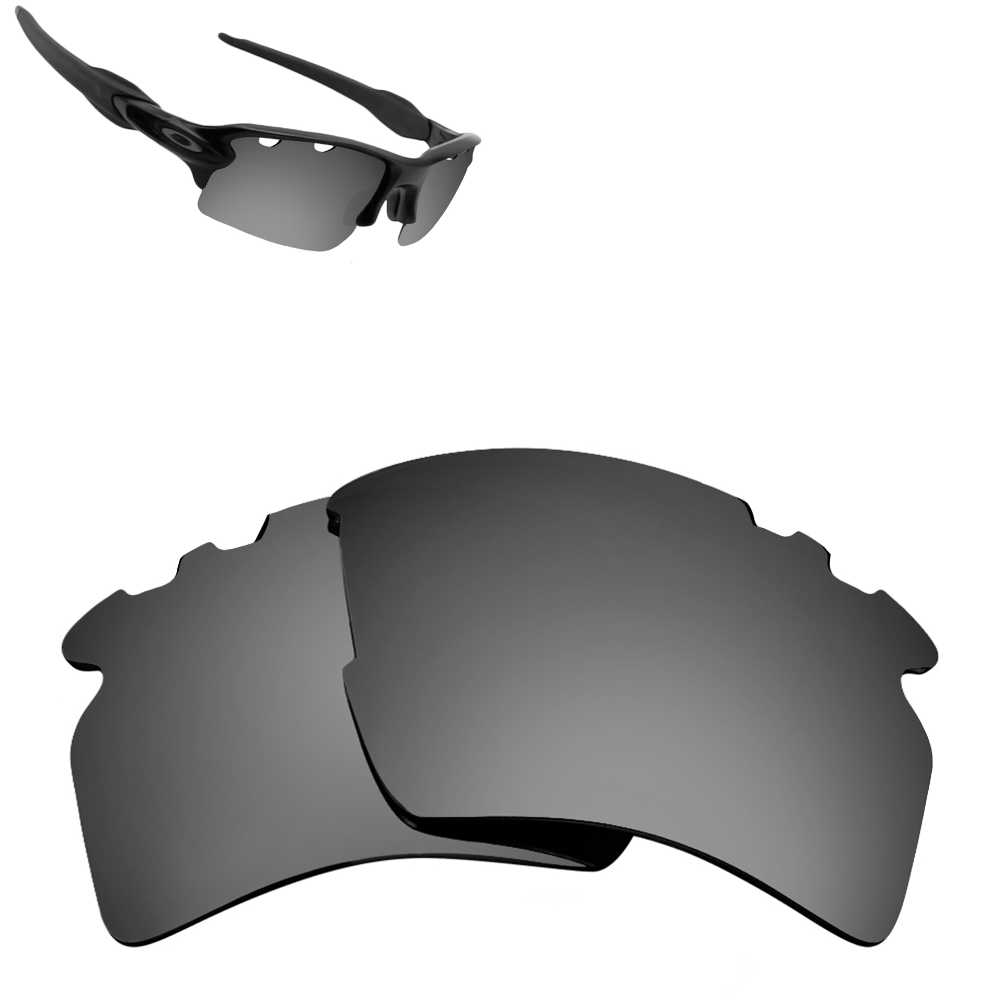 LenSwitch Replacement Lenses for Oakley Flak 2.0 XL Sunglasses Multi